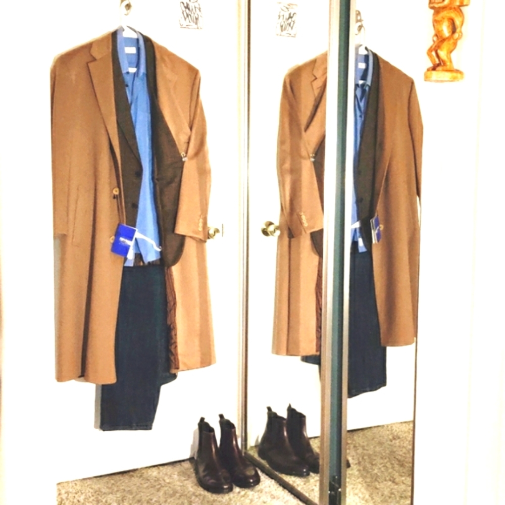 Loro Piana 100% Cashmere Storm System long coat Neiman Marcus& sport coat& shirt